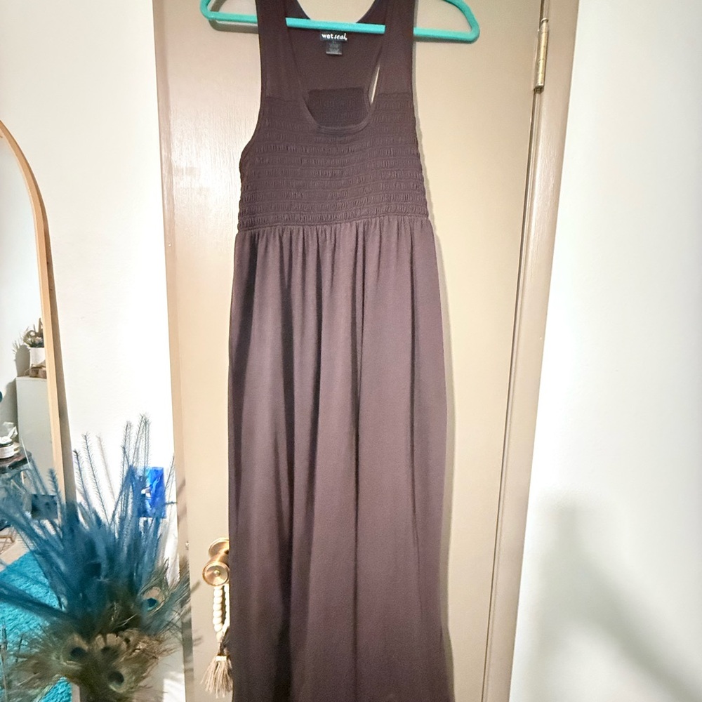 Wet Seal Chocolate Brown Maxi Dress